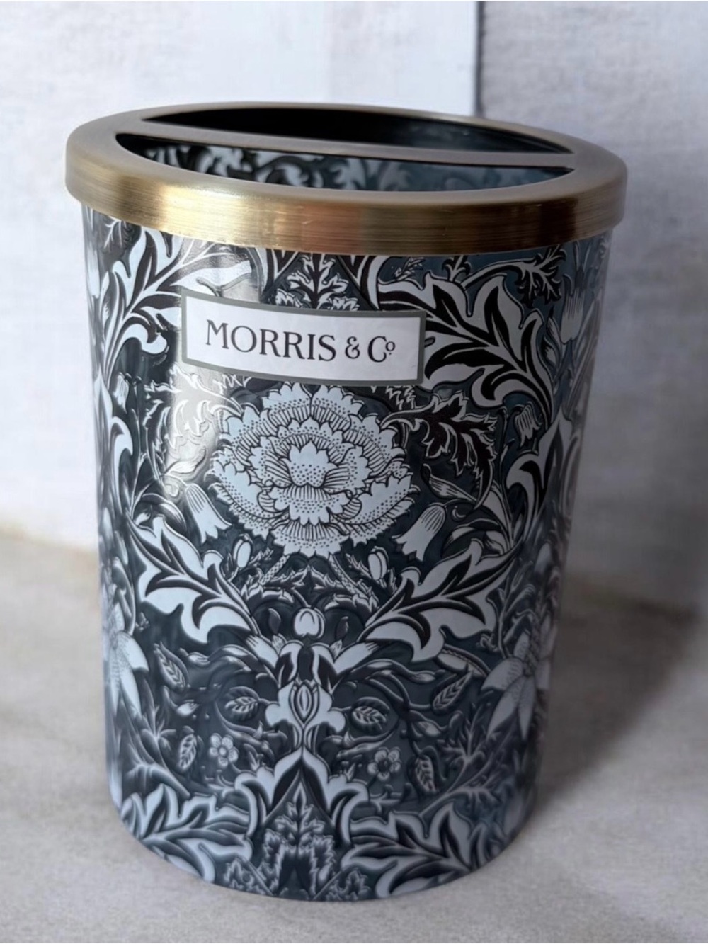 exclusive ceramic toothbrush holder William Morris & Co. Collection.